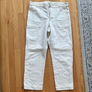 Woolrich Cream Straight Leg Pants